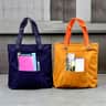 A small picture of Cotton Canvas Zipper Tote Bag