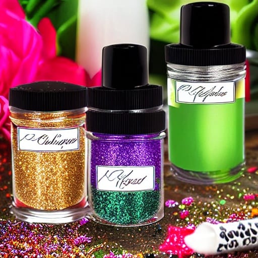 A small picture of Rainbow Sparkle Embossing Powder Set