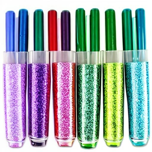 A small picture of Electric Blue Glitter Paint