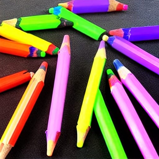 A small picture of Large Neon Crayon Set - 36 Colors