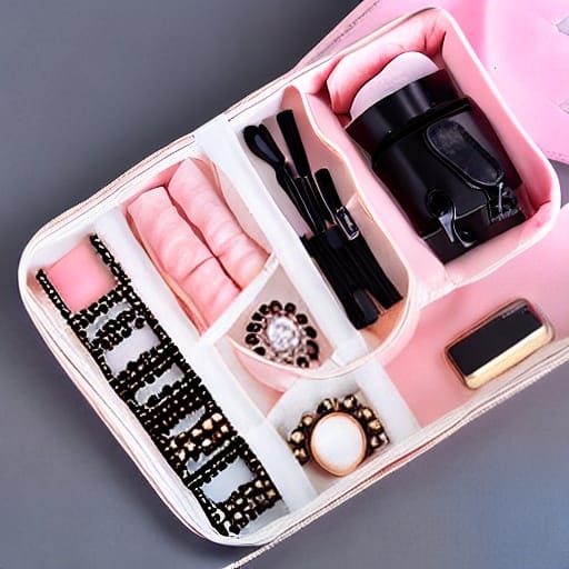 A small picture of Roll-up Travel Jewelry Organizer