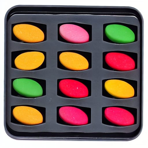 A small picture of Scented Art Gum Erasers Set