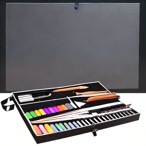 A small picture of Two-sided Chalkboard Easel